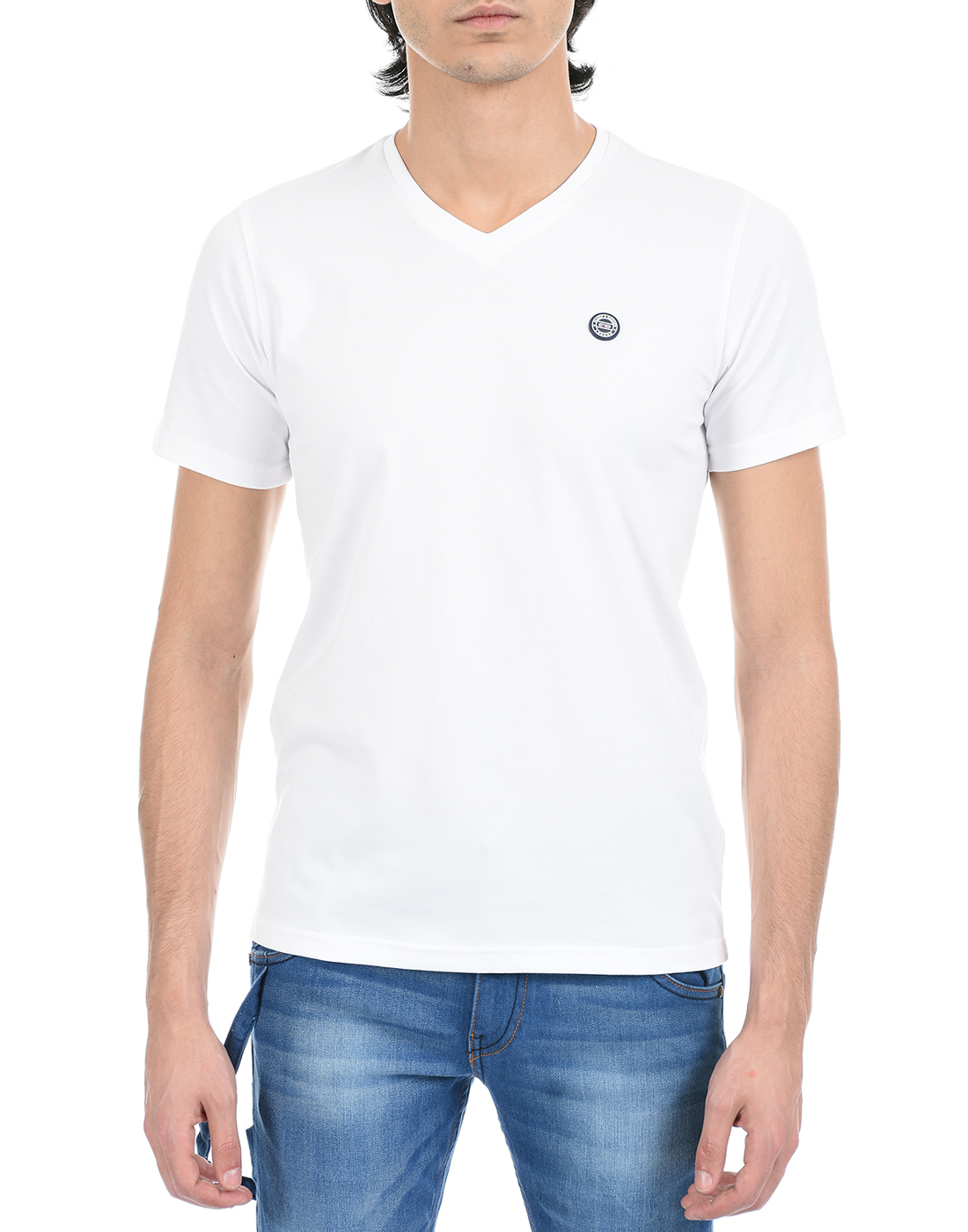Cloak & Decker by Monte Carlo Men White T-Shirt